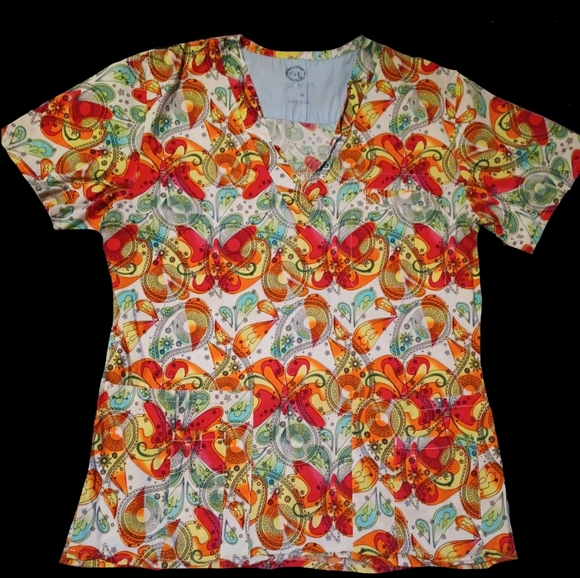 Gem Scrubs Tops Scrub Top By Gem Scrubs Poshmark